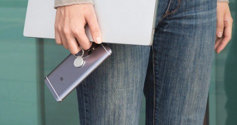 Тримач Ring Round type slip phone holder Grey